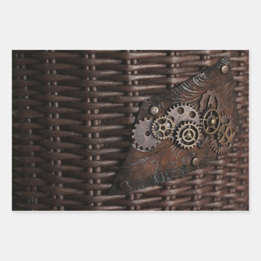 Ontkoppeling van sterpunk inpakpapier vel (Voorkant 3)