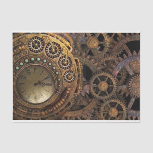 Ontkoppeling van stoampunk tissuepapier (Voorkant)