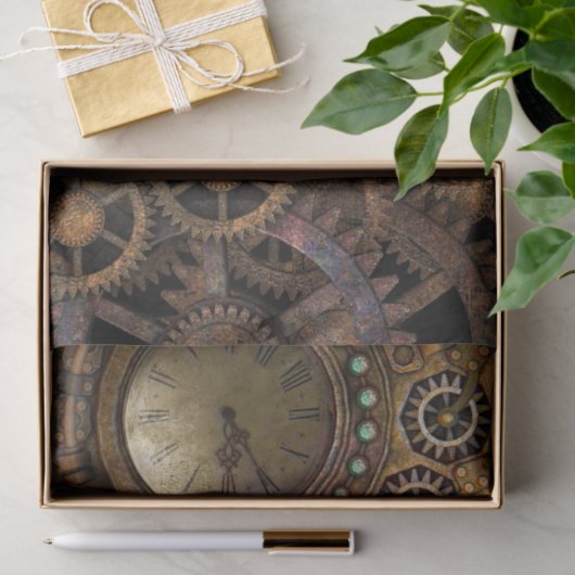 Ontkoppeling van stoampunk tissuepapier (Geschenk)