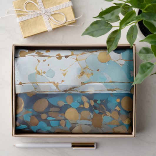 Ontkoppeling van  tijger tissuepapier (Geschenk)