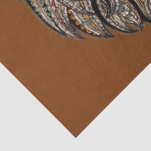 Ontkoppeling van tijgerontwerp tissuepapier (Detail)