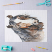 Ontkoppeling van trekpaarden tissuepapier (Craft)