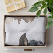 Ontkoppeling van trekpaarden tissuepapier (Geschenk)