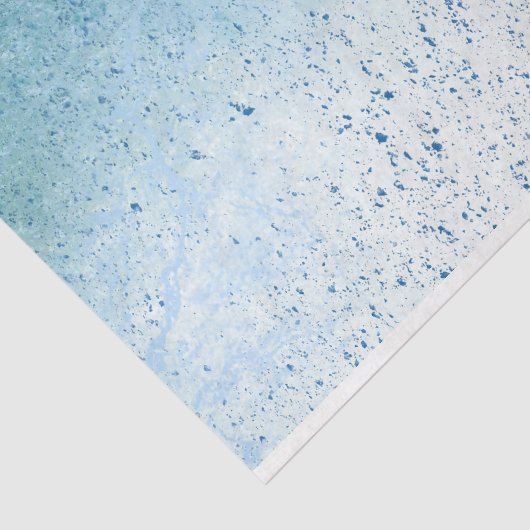 Ontkoppeling van Turquoise Splatter Tissuepapier (Detail)