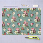  ontkoppeling van Victoriaans bloemen - paardenhui Tissuepapier (Craft)