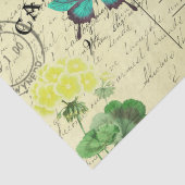 Ontkoppeling van vlinderbloemigen Frans Briefkaart Tissuepapier (Detail)