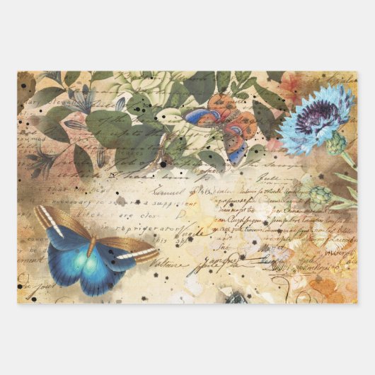 ontkoppeling van vlinderbloemigen inpakpapier vel (Voorkant)