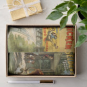 Ontkoppeling van voorjaarskip tissuepapier (Geschenk)