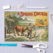 Ontkoppeling van voorjaarskip tissuepapier (Craft)