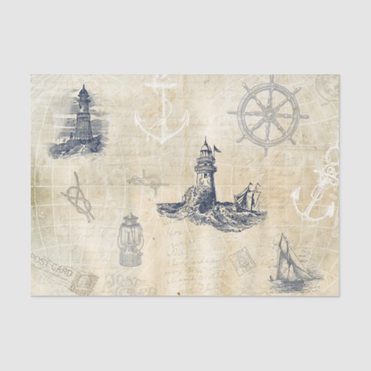 ontkoppeling van vuurtoren tissuepapier (Voorkant)