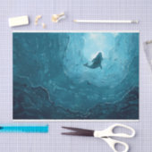 Ontkoppeling van walvisonderzeese walvisvaart tissuepapier (Craft)