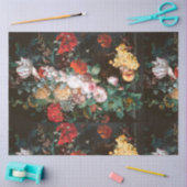 Ontkoppeling van weefselpapier Donkere Rozen Tissuepapier (Craft)