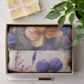 Ontkoppeling van wilde bloemen tissuepapier (Geschenk)