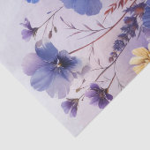 Ontkoppeling van wilde bloemen tissuepapier (Detail)