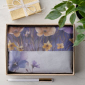 Ontkoppeling van wilde bloemen tissuepapier (Geschenk)