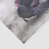 Ontkoppeling van wilde kalkoenen tissuepapier (Detail)