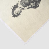 Ontkoppeling van wilde vrouwen tissuepapier (Detail)