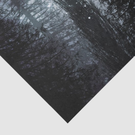 Ontkoppeling van wolkwinterpine tissuepapier (Detail)