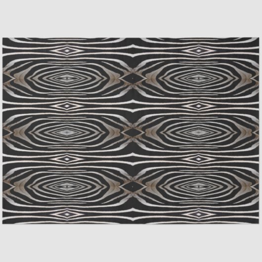 Ontkoppeling van zebra voor abstract ontwerp tissuepapier (Voorkant)