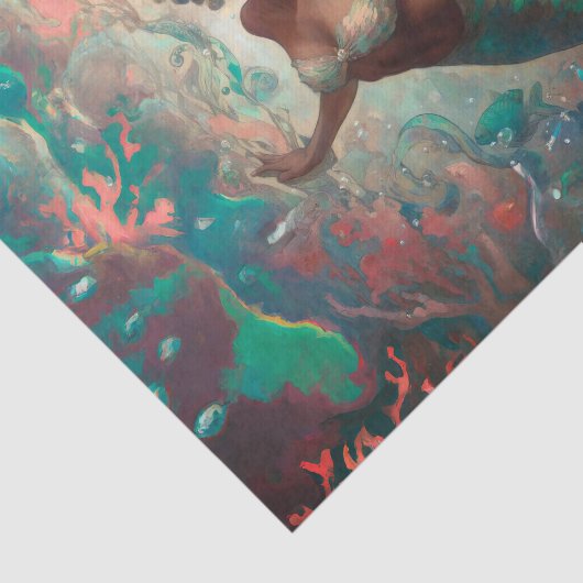  ontkoppeling van zeemeerminnen tissuepapier (Detail)