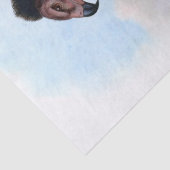 ontkoppeling van zwarte-bijenteeltvogels tissuepapier (Detail)