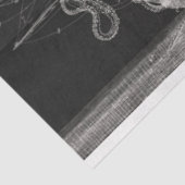 ontkoppeling van zwarte en witte Oceaan Tissuepapier (Detail)