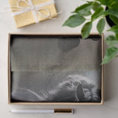 Ontkoppeling van zwarte Friesian Horse Tissuepapier (Geschenk)