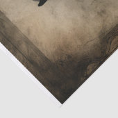 Ontkoppeling van zwarte paarden tissuepapier (Detail)