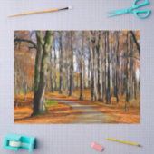 Ontkoppeling Waterverf bos Tissuepapier (Craft)