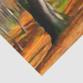 Ontkoppeling Waterverf bos Tissuepapier (Detail)