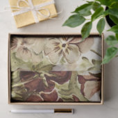 Ontkoppeling Waterverf Pansies Tissuepapier (Geschenk)