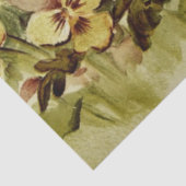 Ontkoppeling Waterverf Pansies Tissuepapier (Detail)