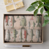 Ontkoppeling zoetwatervis van Noord-Amerika Tissuepapier (Geschenk)