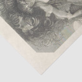 Ontkoppeling zwart-wit Titania Shakespeare Tissuepapier (Detail)