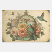 ontkoppelinglade voor vogels inpakpapier vel (Voorkant 3)