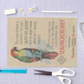  ontkoppelingspagina Ephemera Parrot Catalog en Tissuepapier (Craft)