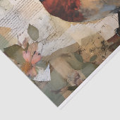  ontkoppelingspagina Waterverf vogel ontkoppeling Tissuepapier (Detail)