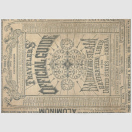 Ontkoppelingspapier voor reisgids tissuepapier