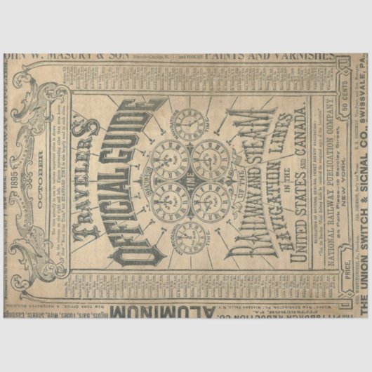 Ontkoppelingspapier voor reisgids tissuepapier (Voorkant)