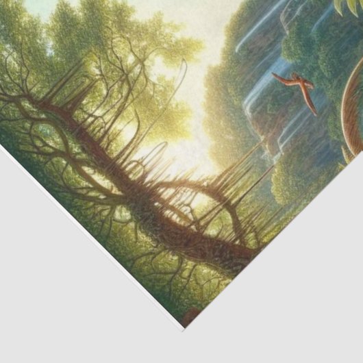 ontkoppelingsvaartuig voor dinosaurussen tissuepapier (Detail)