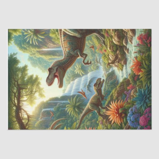 ontkoppelingsvaartuig voor dinosaurussen tissuepapier (Voorkant)