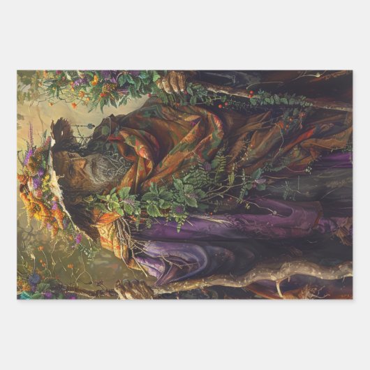 Ontkoppelingswizards Eldric Enchanter Inpakpapier Vel (Voorkant 2)