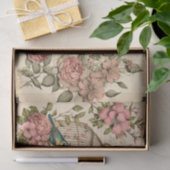  ontkoppelpapier Roze vlekvlinders Tissuepapier (Geschenk)