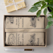 ontkoppelpapier voor Apothecary en Ephemera Tissuepapier (Geschenk)