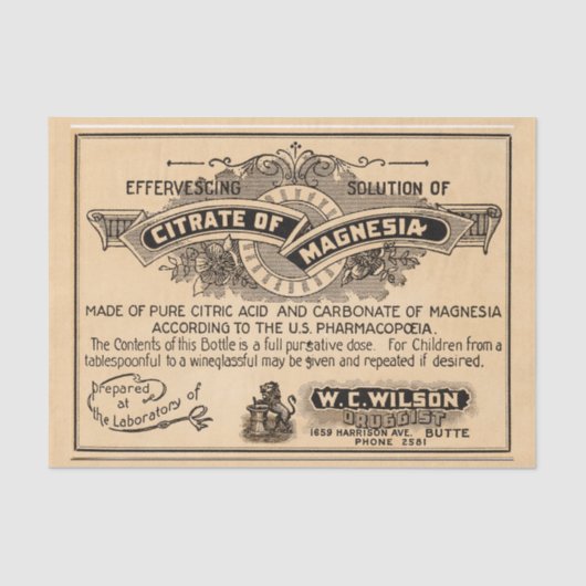 ontkoppelpapier voor Apothecary en Ephemera Tissuepapier (Voorkant)