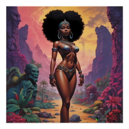 Ontlast door wat er is geweest - Ken Gage Art Perfect Poster (Voorkant)