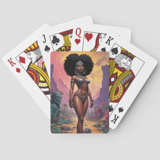 Ontlast door wat er is geweest - Ken Gage Art Pokerkaarten (Achterkant)