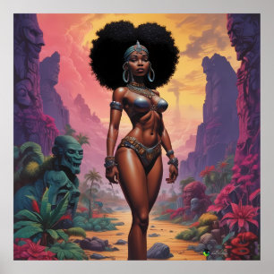 Ontlast door wat er is geweest - Ken Gage Art Poster