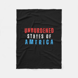 Ontlast Staten van Amerika Tekst Fleece Deken