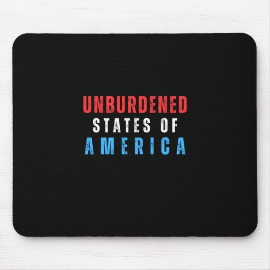 Ontlast Staten van Amerika Tekst Muismat (Voorkant)